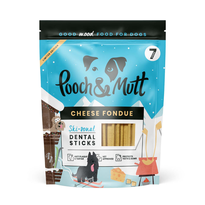 Christmas Cheese Fondue Dental Sticks For Dogs